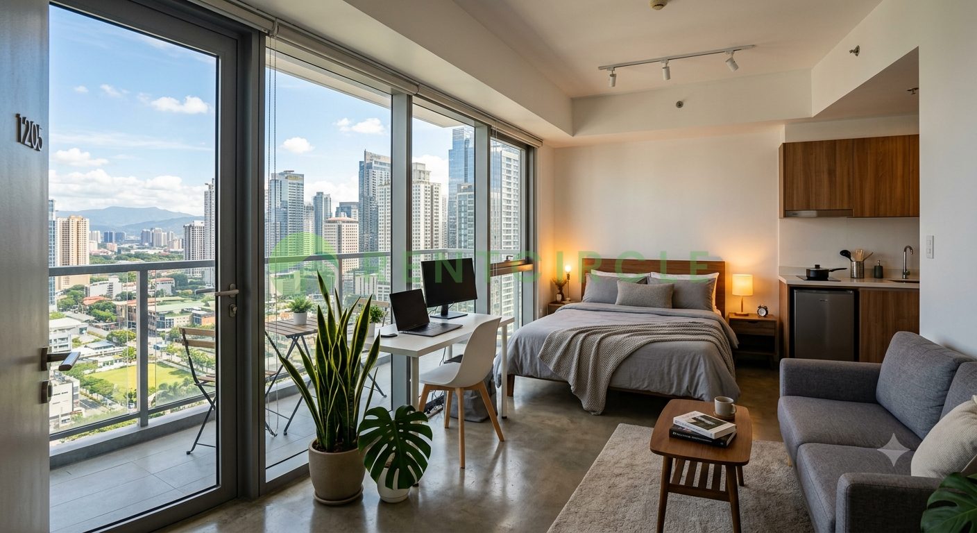 1BR Studio for Rent in BGC, Taguig — ₱20,000/mo