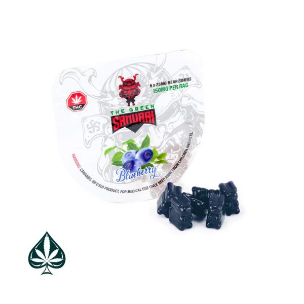 www.rentingglobal.com, renting, global, Vancouver, BC, Canada, edibles,thc, BLUEBERRY BEAR BOMB 150 MG THC BY THE GREEN SAMURAI