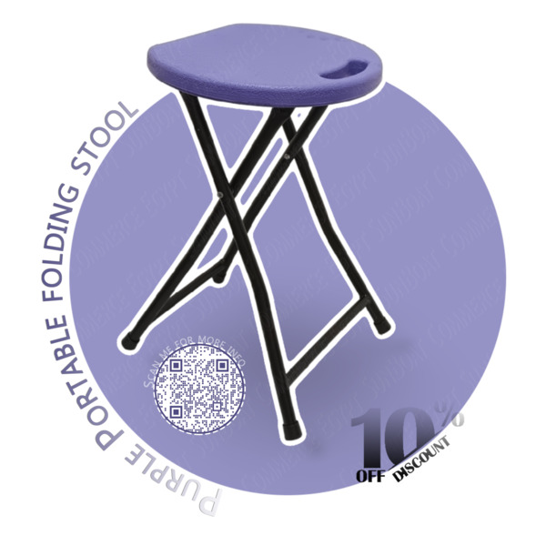 www.rentingglobal.com, renting, global, El Sheikh Zayed City, Giza Governorate, Egypt, portable,folding,stool,chair,sunboat,stool chair,indoor,outdoor,chairs,store,space-saving,design,family,order,outdoors,chairs,pray,party,gathering,easy-folding chairs, Portable folding stool chair – Purple color