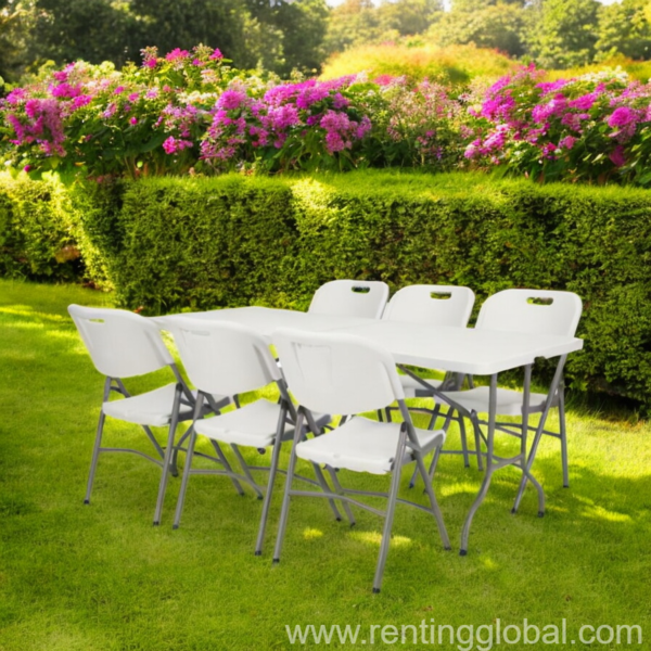 www.rentingglobal.com, renting, global, Villa No. 4، in front of Al-Huda and Al-Nur Mosque، from Skyo St, First Al Sheikh Zayed, Giza Governorate 3241507, Egypt, school furniture,events furniture,balcony furniture,picnic furniture,banquet furniture,safari furniture,easy folding furniture,folding furniture,dining furniture,tradeshow furniture,foldable furniture,exhibition furniture,camping furniture,kitchen furniture,cafe furniture,space-saving furniture,garden furniture,outdoor furniture,restaurant furniture,patio furniture,ceremony furniture,event furniture,table,table,foldaway,furniture,exhibition,buffet,space-saving,foldable,outdoor,safari,banquet,folding,garden,egypt,sunboat, Portable folding outdoor - indoor 7-Pieces  dining furniture set HDPE
