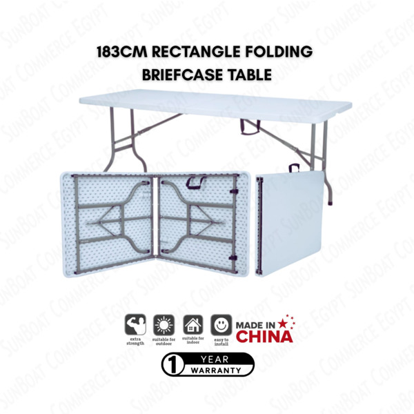 www.rentingglobal.com, renting, global, El Sheikh Zayed City, Giza Governorate, Egypt, portable,folding,table,outdoor,indoor, Portable Folding Tables [Outdoor - Indoor] - 183 cm