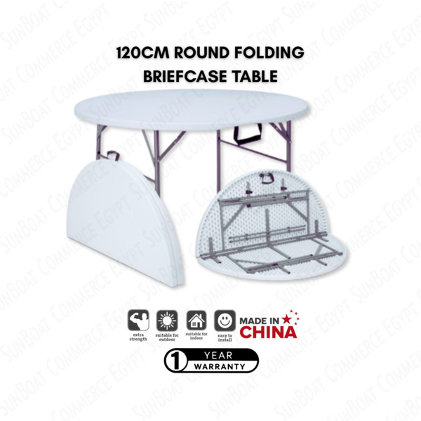 www.rentingglobal.com, renting, global, El Sheikh Zayed City, Giza Governorate, Egypt, portable,folding,tables,outdoor,indoor, Portable Folding Tables [Outdoor - Indoor] - 120 cm