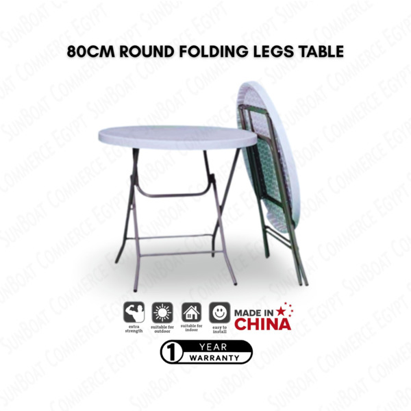 www.rentingglobal.com, renting, global, El Sheikh Zayed City, Giza Governorate, Egypt, portable,folding,tables,outdoor,indoor, Portable Folding Tables [Outdoor - Indoor] - 80 cm