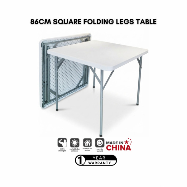 SunBoat Heavy duty portable folding versatile table 86cm | Outdoor ⇄ Indoor