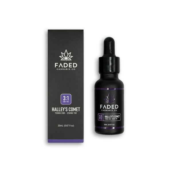 www.rentingglobal.com, renting, global, Vancouver, BC, Canada, thc:cbd, Faded Tinctures | THC Tincture Halley’s Comet | 3:1 CBD