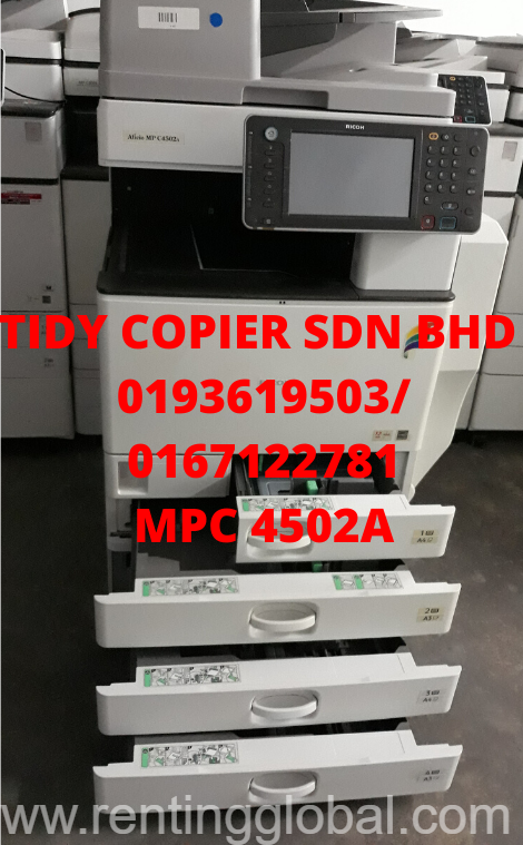 www.rentingglobal.com, renting, global, Petaling Jaya, Selangor, Malaysia, PHOTOCOPIER MACHINE MPC 4502A