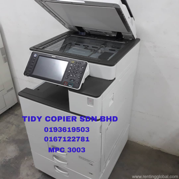 www.rentingglobal.com, renting, global, Jalan PJU 10/10e, Damansara Damai, 47830 Petaling Jaya, Selangor, Malaysia, ricoh,printer,scanner, Ricoh Mpc 3003 with printer and scanner