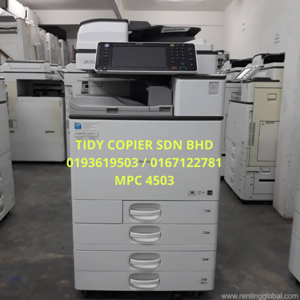 www.rentingglobal.com, renting, global, Jalan PJU 10/10e, Damansara Damai, 47830 Petaling Jaya, Selangor, Malaysia, ricoh,printer,scanner, Ricoh Mpc 4503 with printer and scanner