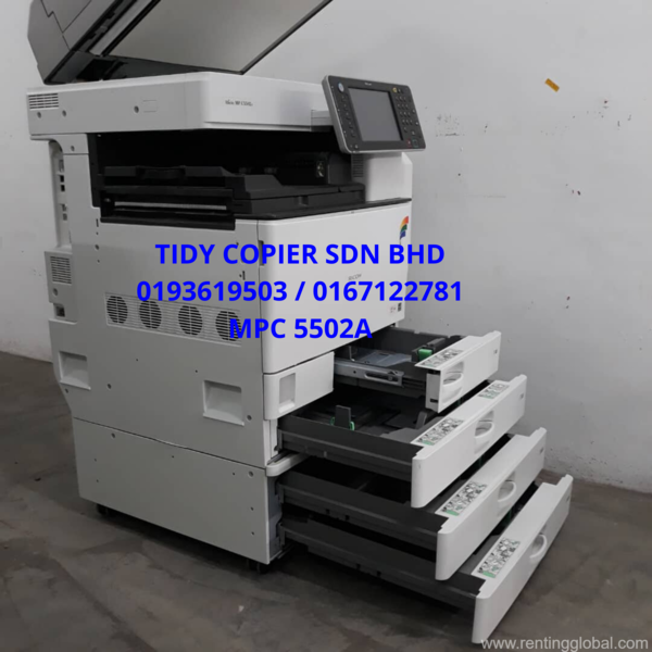 www.rentingglobal.com, renting, global, Jalan PJU 10/10e, Damansara Damai, 47830 Petaling Jaya, Selangor, Malaysia, ricoh,printer,scanner, Ricoh Mpc 5502A with printer and scanner