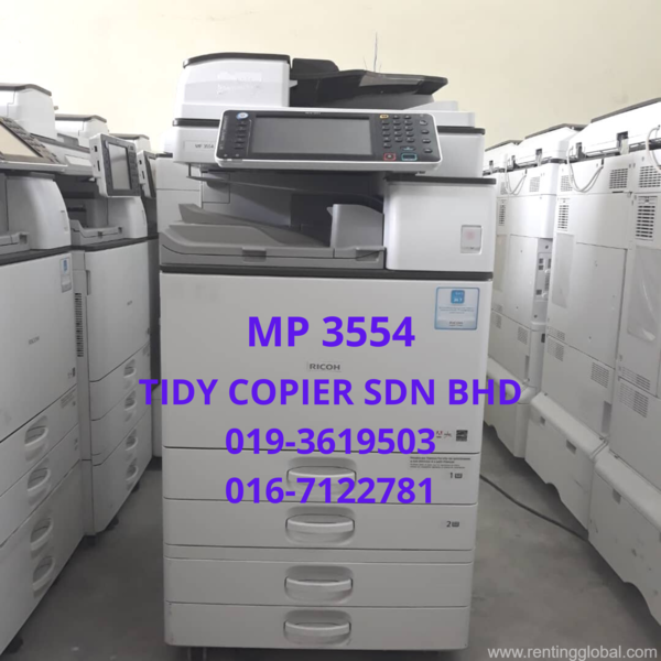 www.rentingglobal.com, renting, global, Jalan PJU 10/10e, Damansara Damai, 47830 Petaling Jaya, Selangor, Malaysia, ricoh,printer,scanner, Ricoh Black/White Photocopier Mp 3554