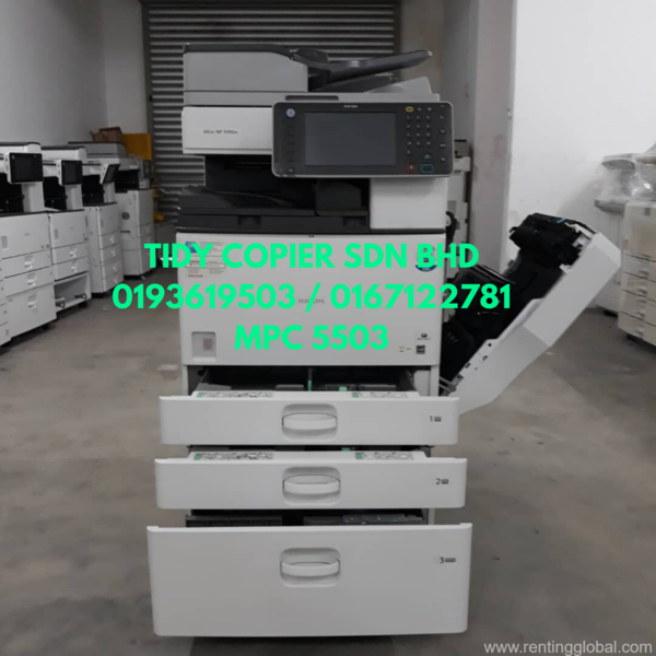 www.rentingglobal.com, renting, global, 48200 Selangor, Malaysia, printer,scanner,ricoh, MACHINE COLOUR DIGITAL PHOTOCOPIER OF RICOH MPC 5503