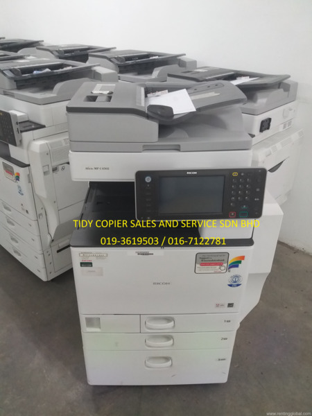 www.rentingglobal.com, renting, global, 48200 Selangor, Malaysia, printer,scanner,ricoh, MACHINE COLUR DIGITAL PHOTOCOPIER OF RICOH MPC 4502