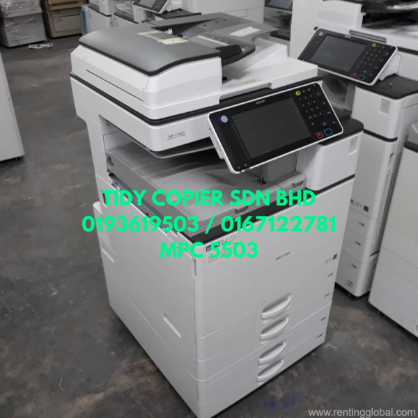 www.rentingglobal.com, renting, global, 48200 Selangor, Malaysia, printer,scanner,ricoh, MACHINE COLOUR DIGITAL PHOTOCOPIER OF RICOH MPC 5503