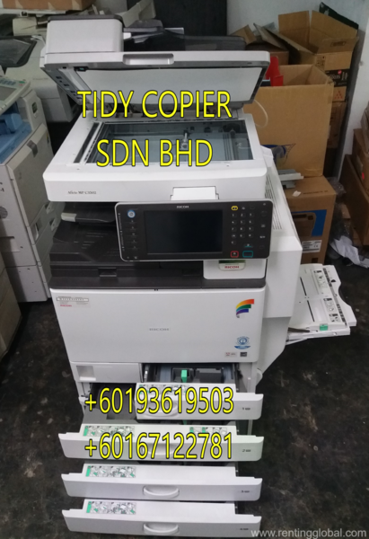 www.rentingglobal.com, renting, global, 48200 Selangor, Malaysia, printer,ricoh,scanner, MACHINE COLOUR DIGITAL PHOTOCOPIER OF RICOH MPC 3502