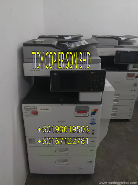 www.rentingglobal.com, renting, global, 48200 Selangor, Malaysia, printer,scanner,ricoh, MACHINE COLOUR DIGITAL PHOTOCOPIER OF RICOH MPC 5502
