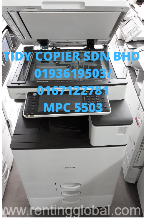 www.rentingglobal.com, renting, global, 48200 Selangor, Malaysia, printer,scanner,ricoh, MACHINE COLOUR DIGITAL PHOTOCOPIER OF RICOH MPC 5503