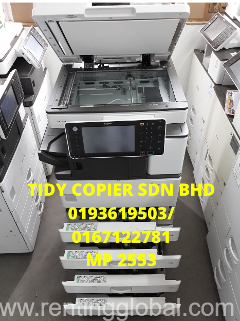 www.rentingglobal.com, renting, global, 48200 Selangor, Malaysia, printer,scanner,ricoh, MACHINE BLACK AND WHITE DIGITAL PHOTOCOPIER OF RICOH MP 2553