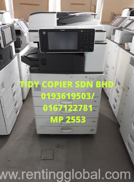 www.rentingglobal.com, renting, global, 48200 Selangor, Malaysia, printer,scanner,ricoh, MACHINE BLACK AND WHITE DIGITAL PHOTOCOPIER OF RICOH MP 2553