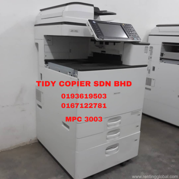 www.rentingglobal.com, renting, global, 48200 Selangor, Malaysia, printer,scanner,ricoh, MACHINE COLOUR DIIGITAL PHOTOCOPIER OF RICOH MPC 3003
