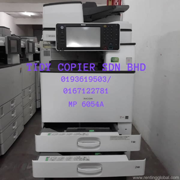 www.rentingglobal.com, renting, global, 48200 Selangor, Malaysia, printer,scanner,ricoh, MACHINE BLACK AND WHITE DIGITAL PHOTOCOPIER OF RICOH MP 6054