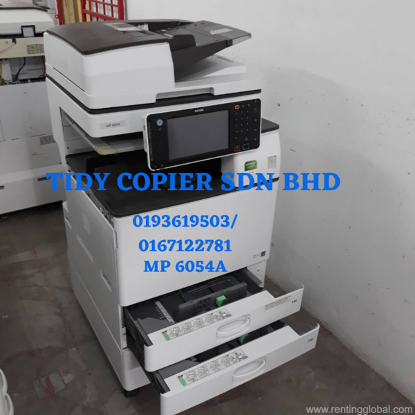 www.rentingglobal.com, renting, global, 48200 Selangor, Malaysia, printer,scanner,ricoh, MACHINE BLACK AND WHITE DIGITAL PHOTOCOPIER OF RICOH MP 6054