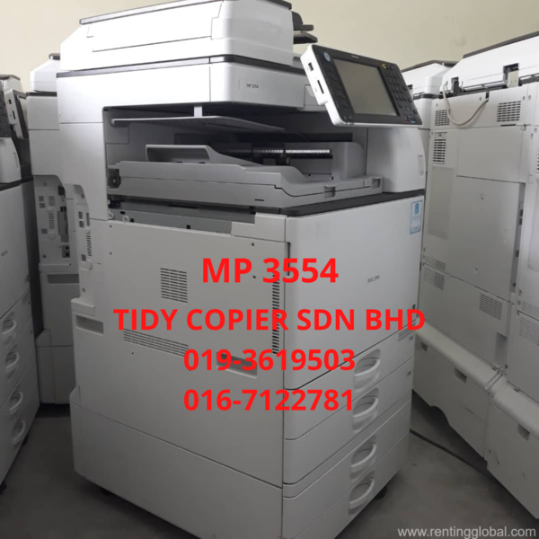 RICOH BLACK/WHITE PHOTOCOPIER MP 3554