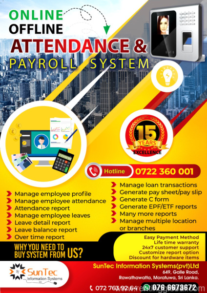 www.rentingglobal.com, renting, global, 649 Galle Rd, Moratuwa 10400, Sri Lanka, Attendance and Payroll System