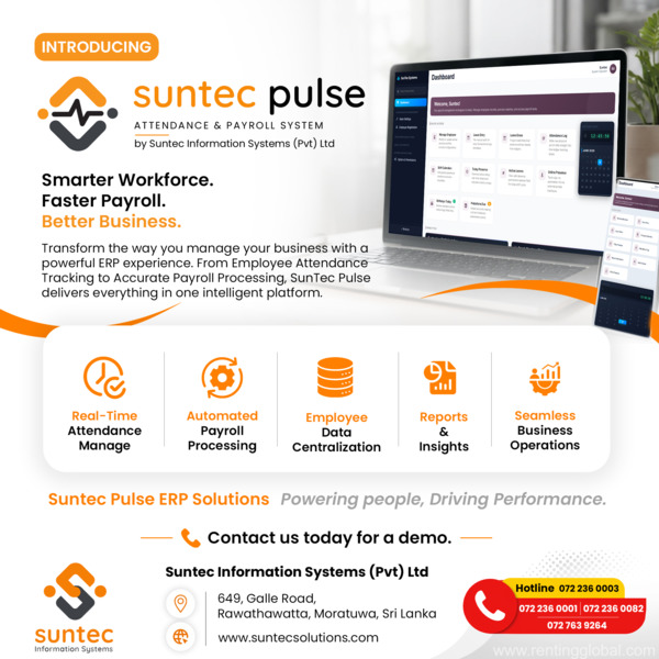 Suntec Pulse - Attendance & Payroll System