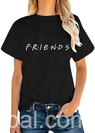 www.rentingglobal.com, renting, global, Ontario, CA, USA, buy247, Friends TV Show T-Shirts Womens Summer Casual Short Sleeve Tops Graphic Tees