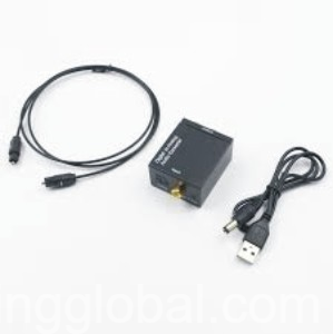 www.rentingglobal.com, renting, global, Ontario, CA, USA, buy247, Digital Audio Adapter Coaxial Optical Fiber Toslink to Analog L/R RCA 3.5mm Jack Audio Converter