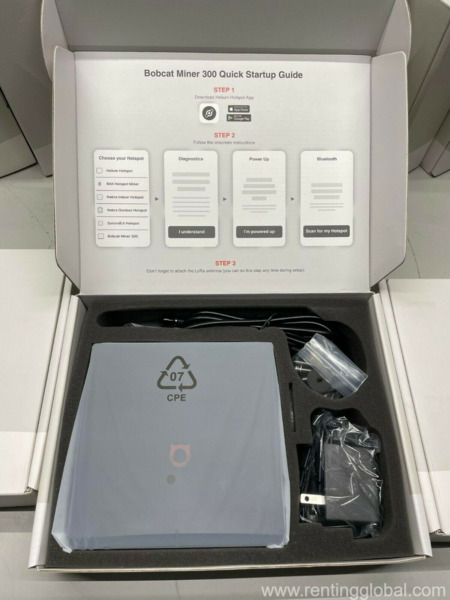 www.rentingglobal.com, renting, global, 2021 Co Rd 7, Tyler, AL 36785, USA, FOR SALE : BRAND NEW BOBCAT MINER 300 HNT Helium Hotspot US915, EU868