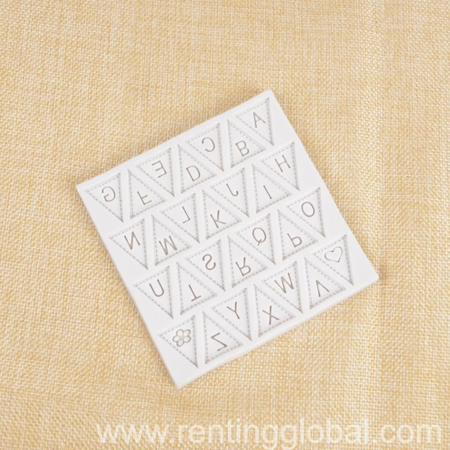www.rentingglobal.com, renting, global, Ontario, CA, USA, Triangle Alphabet Silicone Mould