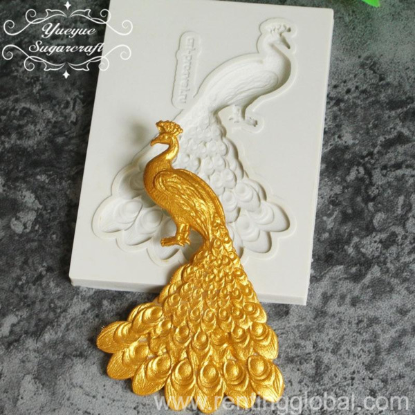 www.rentingglobal.com, renting, global, Ontario, CA, USA, Peacock Silicone Mould