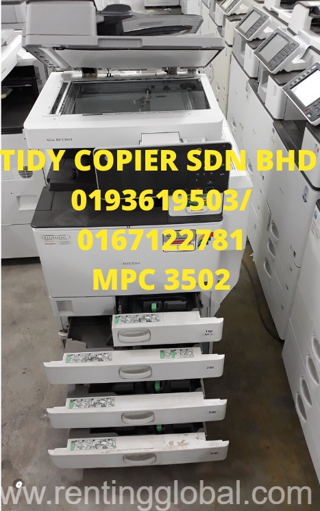www.rentingglobal.com, renting, global, Jalan PJU 10/10e, Damansara Damai, 47000 Petaling Jaya, Selangor, Malaysia, ricoh,photocopier machine,printer, RICOH COLOR PHOTOCOPIER MPC 3502
