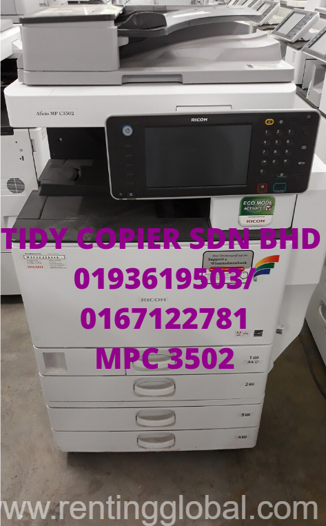 RICOH DIGITAL COLOR COPIER MPC 3502
