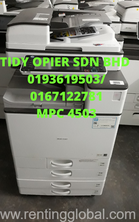 www.rentingglobal.com, renting, global, Jalan PJU 10/10e, Damansara Damai, 47000 Petaling Jaya, Selangor, Malaysia, ricoh,printer, DIGITAL PHOTOCOPIER MACHINE MPC 4503