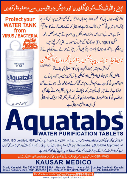www.rentingglobal.com, renting, global, Chandni Chowk Flyover, Block C Rawalpindi, Punjab, Pakistan, Chlorine Tablets for Naegleria Protection