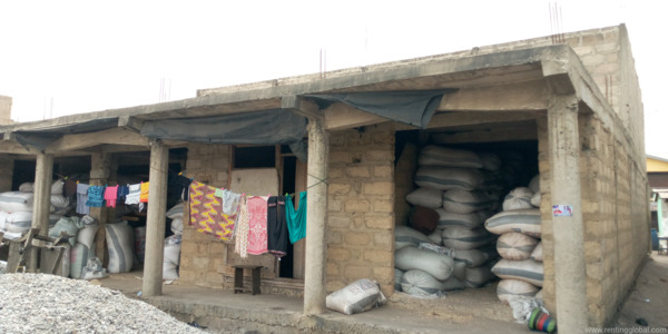 www.rentingglobal.com, renting, global, Kasoa New Market Rd, Ghana, stores, An Eight Stores building