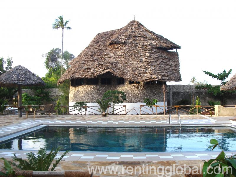www.rentingglobal.com, renting, global, Zanzibar City, Tanzania, beach resort hotel bungalow, Renovated Beach Resort Zanzibar Tanzania for sale