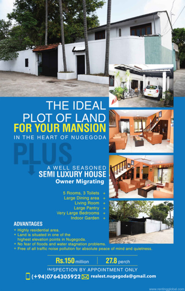 www.rentingglobal.com, renting, global, 15 Jambugasmulla Rd, Nugegoda, Sri Lanka, house,land,semiluxuary, House For Sale in Nugegoda