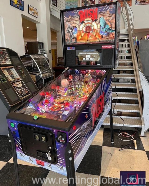 www.rentingglobal.com, renting, global, California, USA, Rush Pinball Machine For Sale 