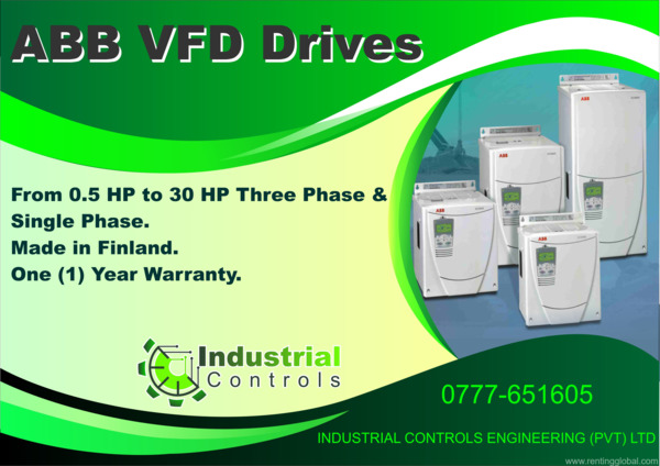 www.rentingglobal.com, renting, global, Moratuwa, Sri Lanka, vfd, ABB VFD Drive 