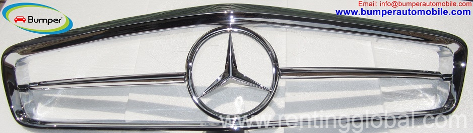 www.rentingglobal.com, renting, global, Los Angeles, CA, USA, mercedes w113 grill, Mercedes W113 Grill (1963-1971) by stainless steel