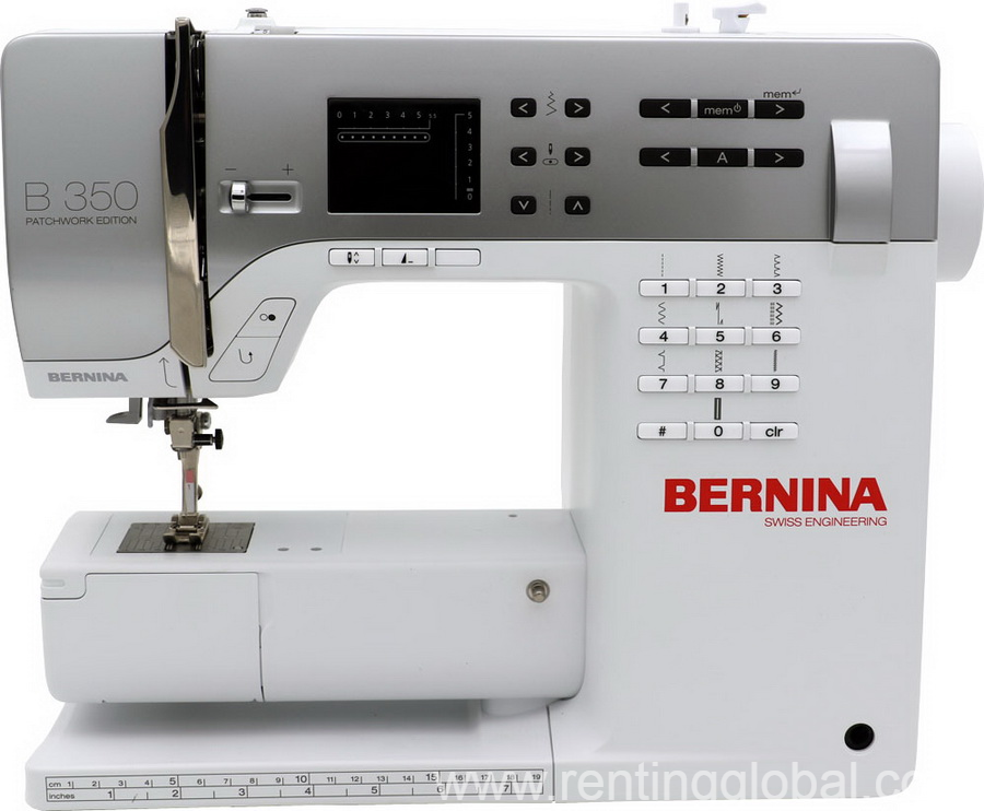 www.rentingglobal.com, renting, global, Singapore, bernina 350,bernina patchwork edition,bernina sewing,bernina quilting machine,bernina,patchwork edition,quilting machine,sewing machine,bernina sewing machine, Bernina 350 Patchwork Edition Sewing and Quilting Machine