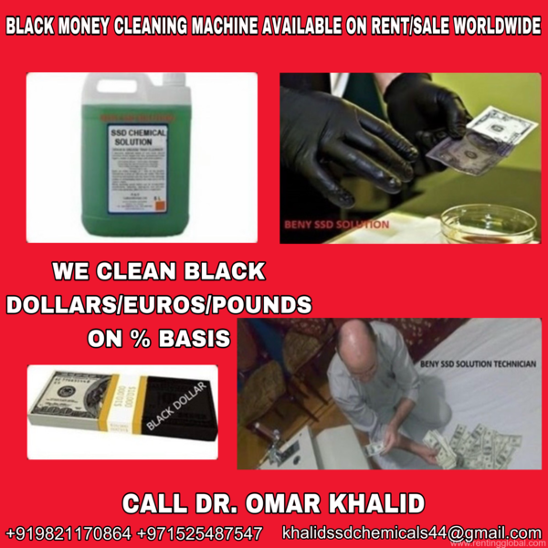 www.rentingglobal.com, renting, global, New Delhi, Delhi, India, SSD SOLUTION CHEMICAL FOR CLEANING BLACK MONEY+919821170864