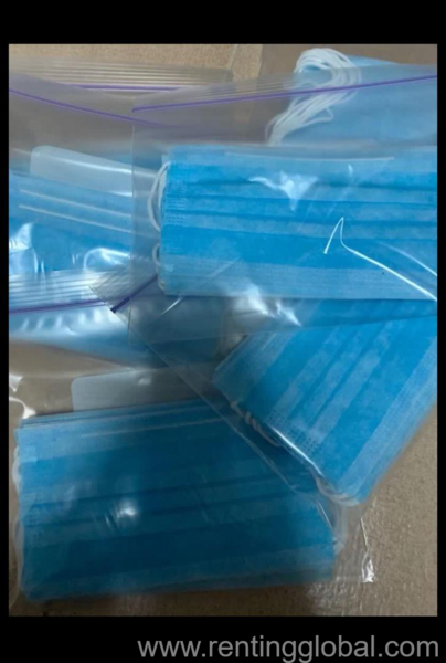www.rentingglobal.com, renting, global, Thailand, surgical face mask,3ply face mask,n95 face mask,disposable face mask, Disposable PP Non woven 3ply face mask with earloop