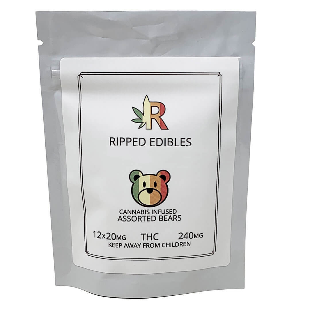 www.rentingglobal.com, renting, global, Vancouver, BC, Canada, edibles, ASSORTED GUMMY BEARS BY RIPPED EDIBLES