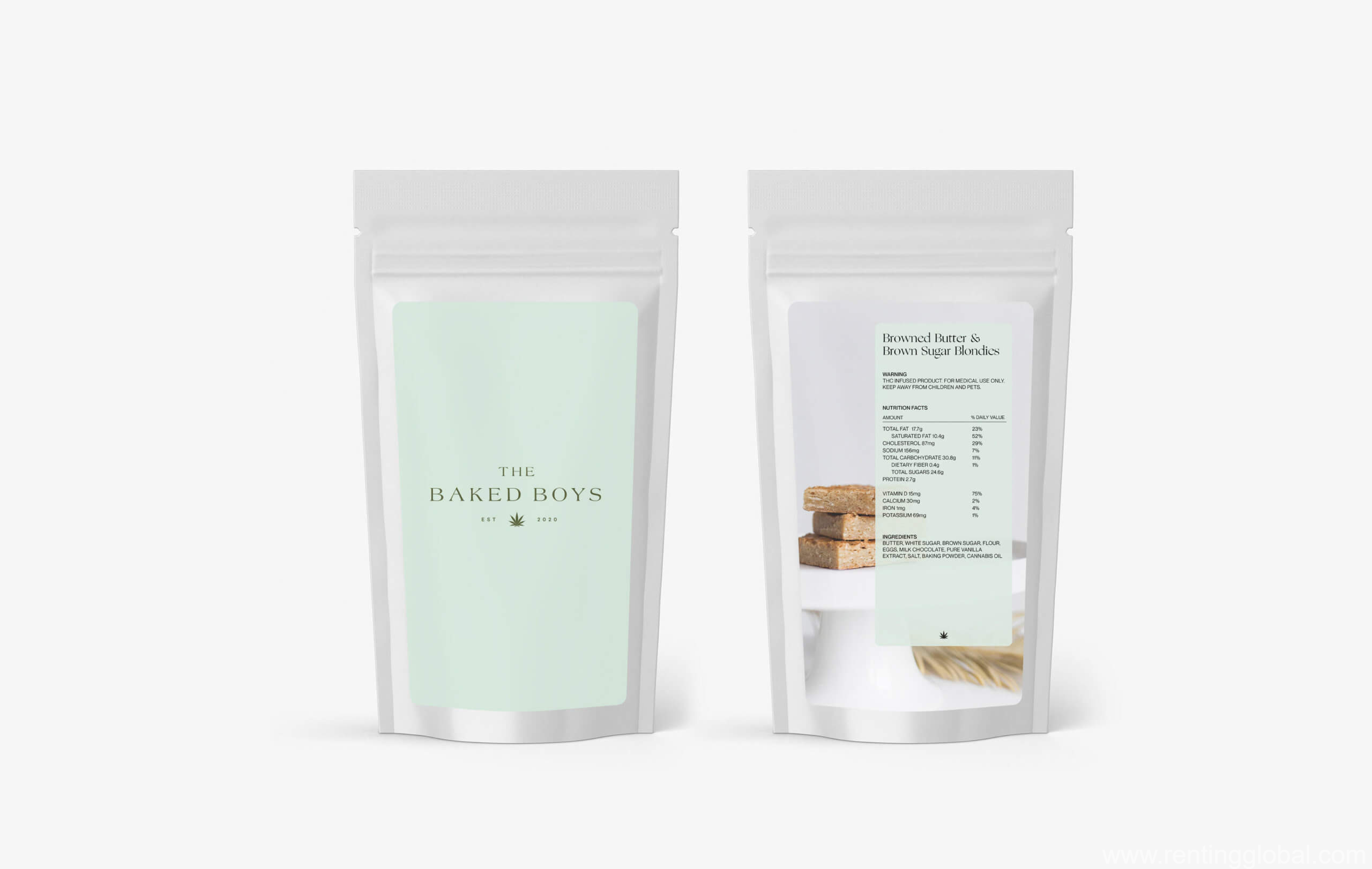 www.rentingglobal.com, renting, global, Vancouver, BC, Canada, edibles, BAKED BOYS BLONDIES