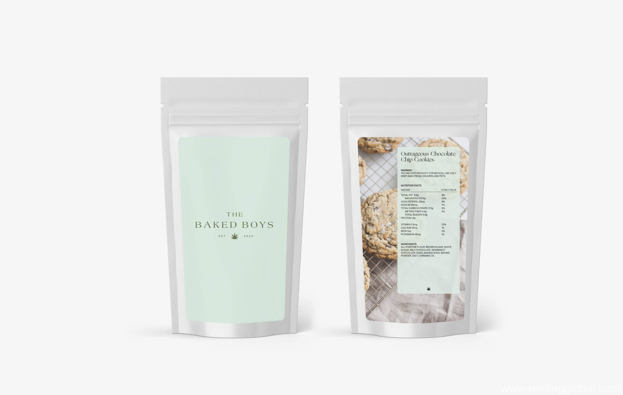 www.rentingglobal.com, renting, global, Vancouver, BC, Canada, edibles, BAKED BOYS COOKIES