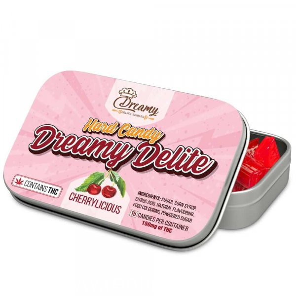 www.rentingglobal.com, renting, global, Vancouver, BC, Canada, edibles, CHERRYLICIOUS HARD CANDY BY DREAMY DELITE